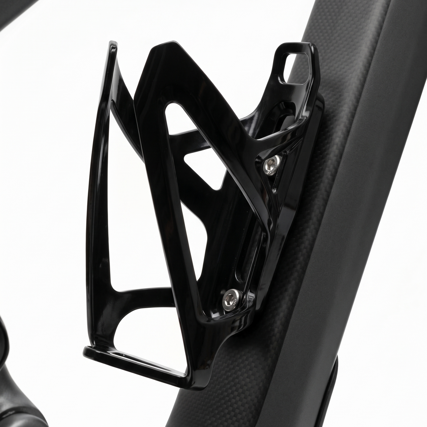 Tracedwn water bottle cage with a concealed Apple Find My bike tracker