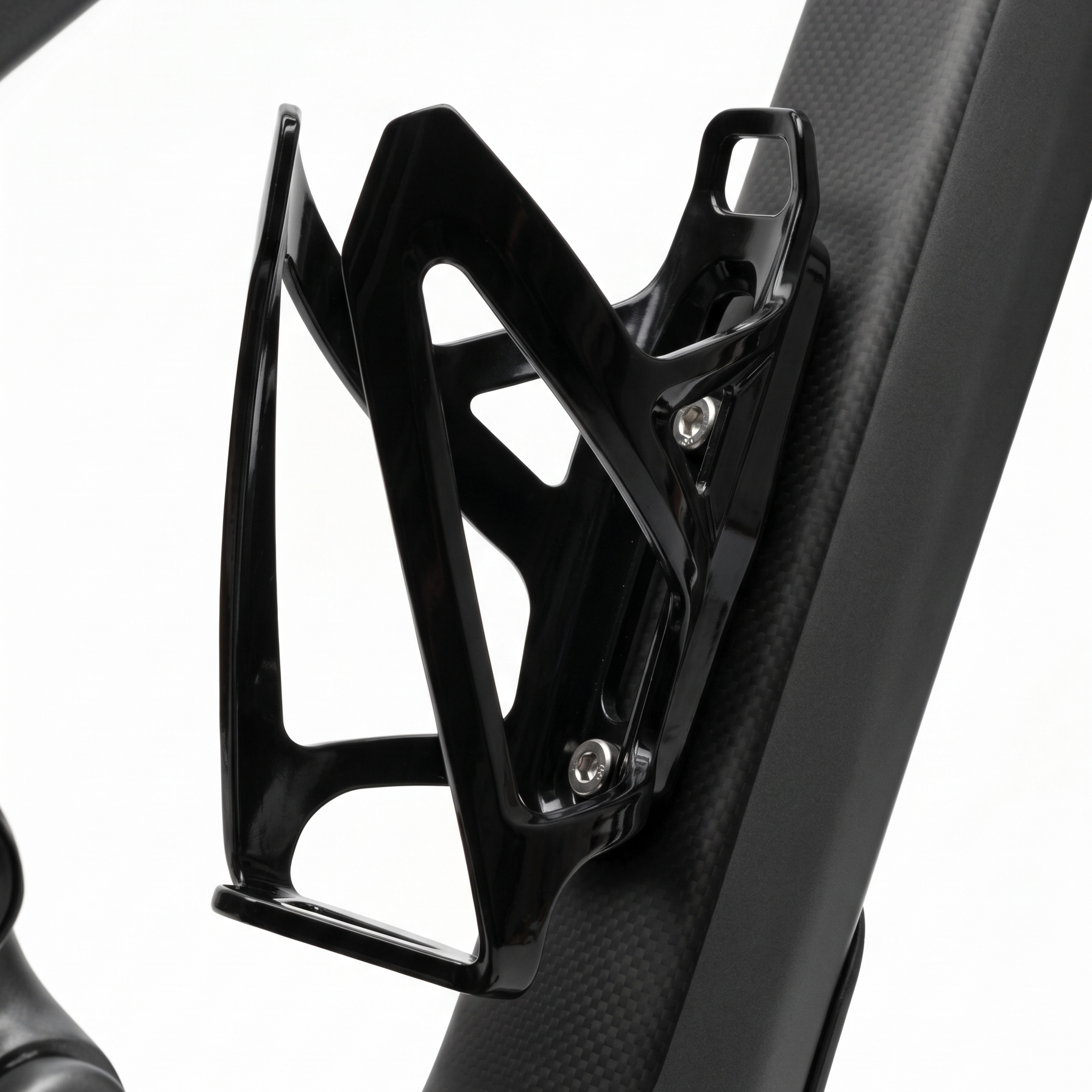 Tracedwn water bottle cage with a concealed Apple Find My bike tracker